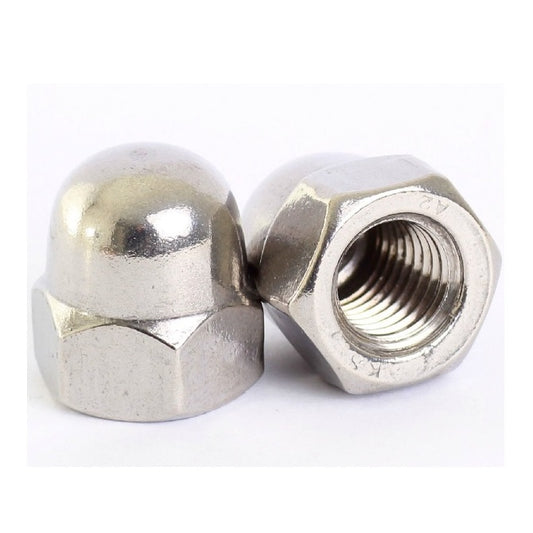 Dome Nut    M5 mm  -  Stainless 316 - A4 - MBA  (Pack of 100)