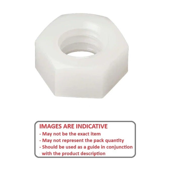 NT040M-HX-NY-PK25 Hexagonal Nut (Remaining 2 Packs of 25 Per Bag)