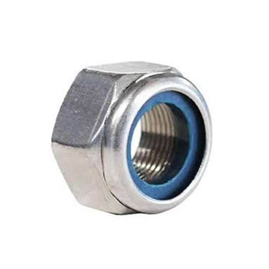 Hexagonal Nut    M2.5  - Standard Insert 304 Stainless - MBA  (Pack of 20)