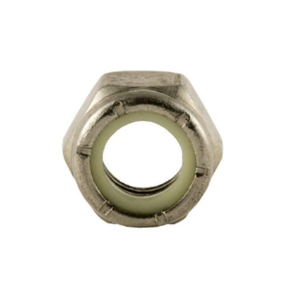 Hexagonal Nut    M10  - Insert Steel Din 985 - MBA  (Pack of 1)