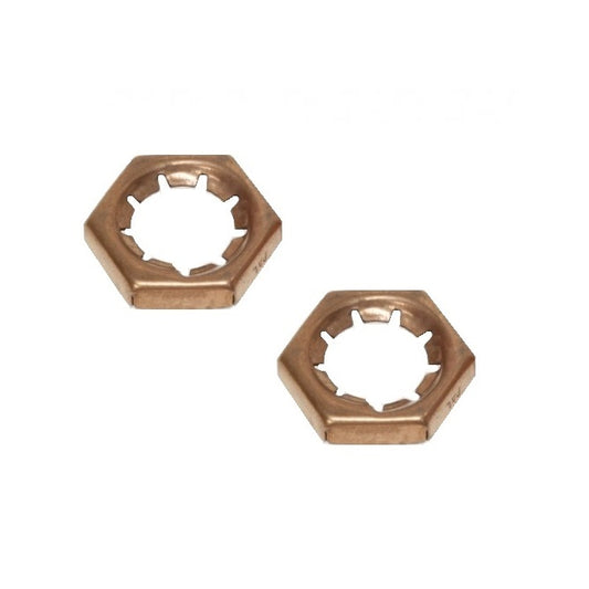 Lock Nut    9/16-18 UNF  - Tinnerman Palnut Copper - MBA  (Pack of 10)