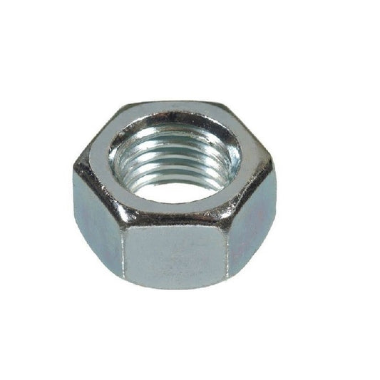 Hexagonal Nut 0BA  - Standard Brass Nickel Plated - MBA  (Pack of 50)