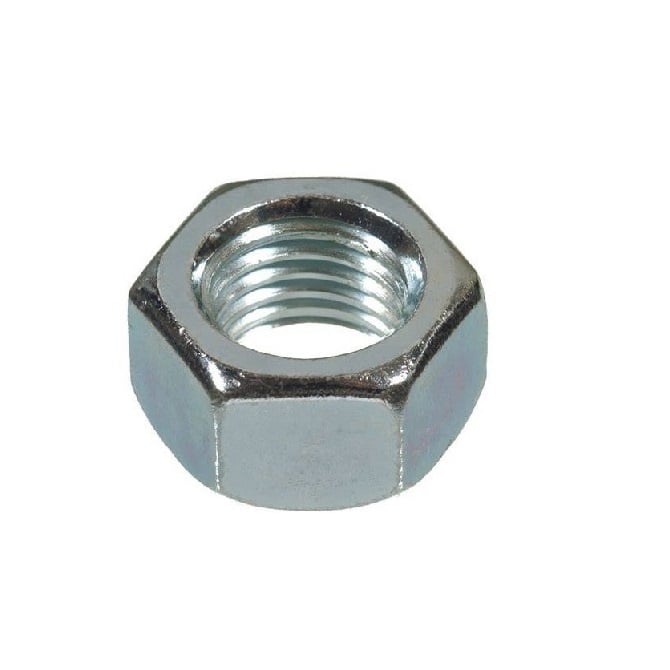 Hexagonal Nut    M3.5  -  Steel Zinc Plated - MBA  (Pack of 10)