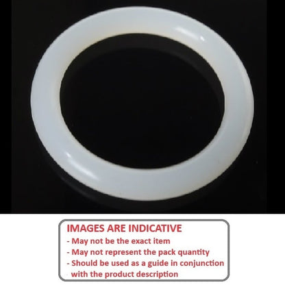 O-Ring   45.69 x 2.62 mm Silicone Rubber - Clear - Duro 70 - MBA  (Pack of 250)