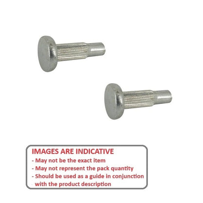 Hammer Drive Pin    2 x 10 x 2.06 mm  -  Carbon Steel - MBA  (Pack of 20)