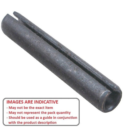 Roll Pin    3.97 x 9.53 mm  -  Carbon Steel - DIN1481 / ISO8752 - Standard - MBA  (Pack of 100)