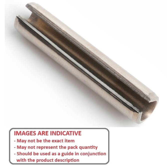 Roll Pin    1.59 x 19.1 mm  -  Stainless 420 Grade - DIN1481 / ISO8752 - Standard - MBA  (Pack of 1000)