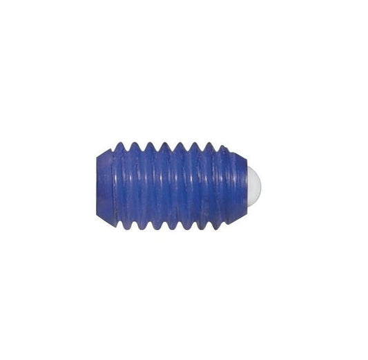 Plunger    1/4-20 UNC x 13.5 mm  - Light Duty Acetal with Nylon Ball - Ball - Threaded - MBA  (Pack of 5)