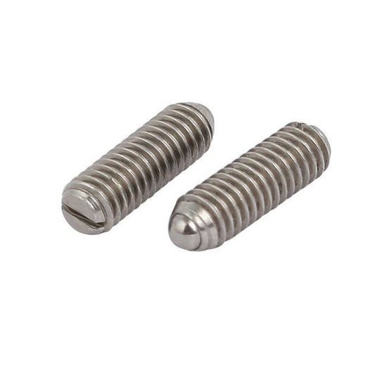 Plunger    M8 x 16 mm  - Light Duty Stainless 303 Grade - Ball - Threaded - MBA  (Pack of 1)