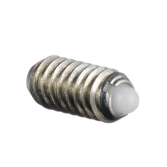 Plunger    3/8-16 UNC x 15.9 mm  - Light Duty Stainless 303 Grade with Nylon Ball - Ball - Threaded - MBA  (Pack of 1)