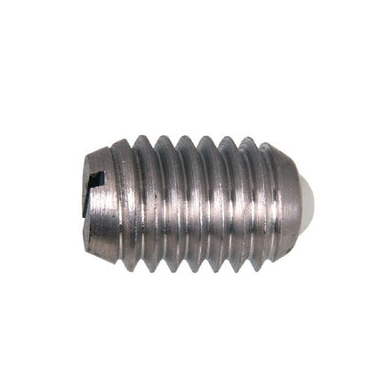 Spring Plunger    5/16-18 UNC x 14.3 mm  - Heavy Duty Stainless Body with Acetal - Spring - Threaded - MBA  (Pack of 1)