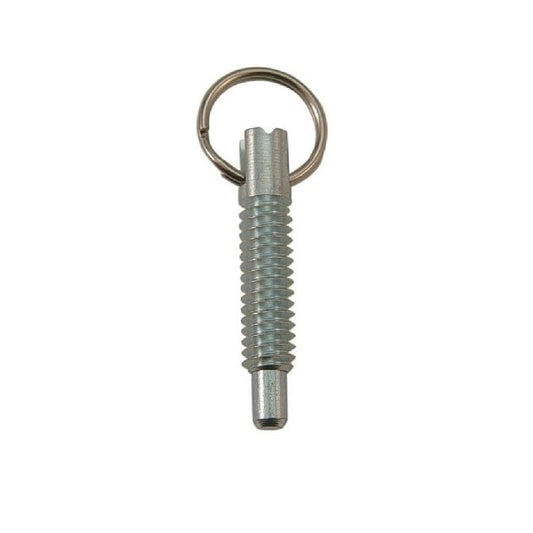 Spring Plunger    1/4-20 UNC x 29 mm  - Ring Handle Locking Stainless - Spring - Threaded - MBA  (Pack of 1)