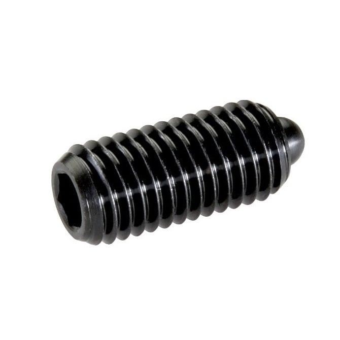 Spring Plunger    1/4-20 UNC x 20.1 mm  - Medium Duty Steel - Spring - Threaded - MBA  (Pack of 1)