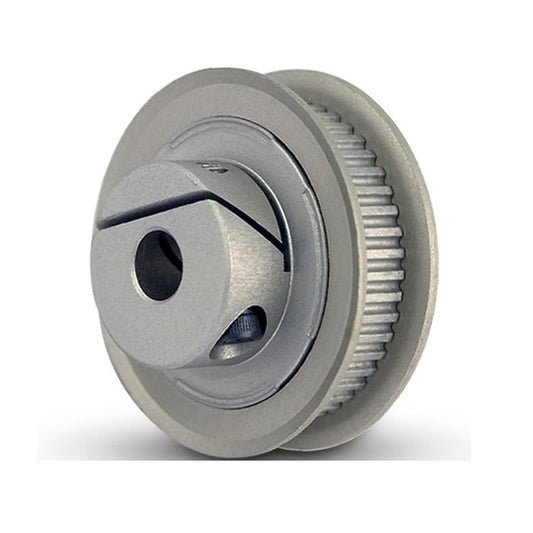 Timing Pulley   22 Tooth x 9 mm Wide - 6.35 mm Bore  -  Aluminium - EZ-Lock Flanged with Raised Hub - 3 mm GT Curvelinear Pitch - MBA  (Pack of 1)