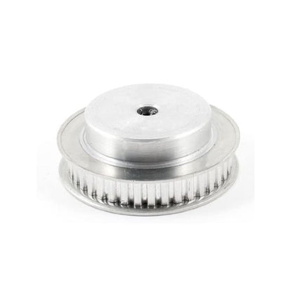 Timing Pulley   60 Tooth x 10 mm Wide Unfinished 8 mm Bore  -  Aluminium - Unflanged - 5 mm AT5 Trapezoidal Pitch - MBA  (Pack of 1)