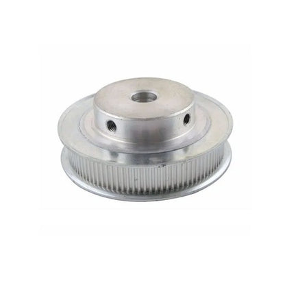 Timing Pulley   45 Tooth x 9 mm Wide - 6.35 mm Bore  -  Aluminium - Double Flanged - 3 mm GT Curvelinear Pitch - MBA  (Pack of 1)