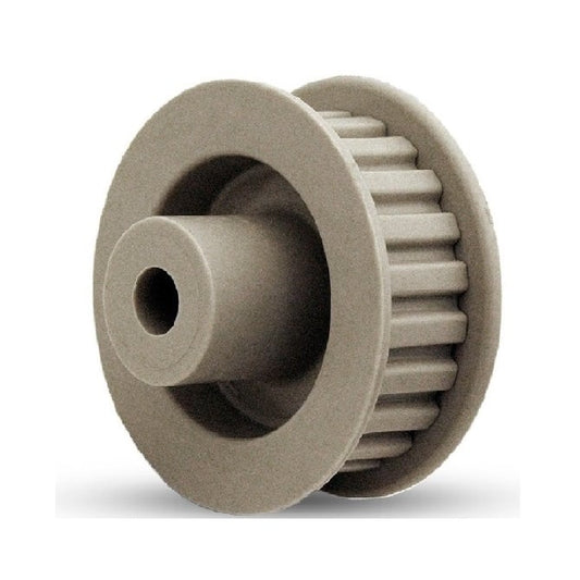 Timing Pulley   11 Tooth x 9 mm Wide Unfinished 4 mm Bore  -  Plastic - Double Flanged - 5 mm HTD Curvelinear Pitch - MBA  (Pack of 4)