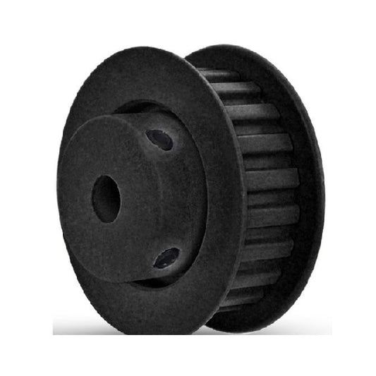 Timing Pulley   48 Tooth x 9 Wide x 15.875 mm Bore  -  Nylon - Double Flanged - 3 mm HTD Curvelinear Pitch - MBA  (Pack of 1)