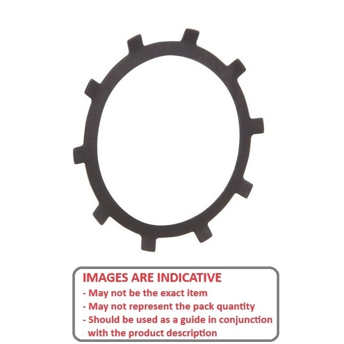 Push In Retaining Ring    9.56 x 0.25 mm  - Push In Carbon Steel - MBA  (Pack of 10)