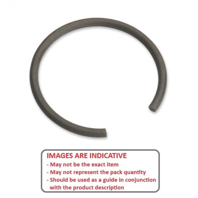 Internal Ring   90 x 3.2 mm  - Round Wire Spring Steel - 90.00 Housing Bore - MBA  (Pack of 1)