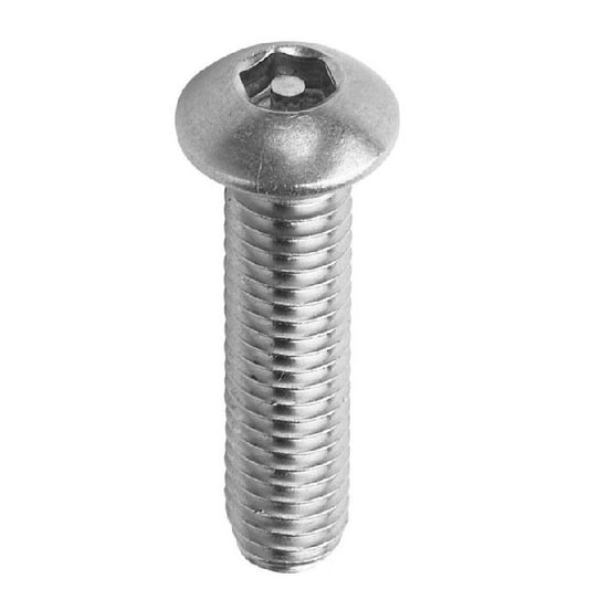 Screw M4 x 30 mm 304 Stainless - Security Button Socket - MBA  (Pack of 1)