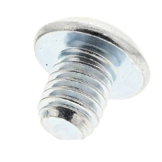Screw 10-24 UNC x 6.4 mm Zinc Plated Steel - Button Socket - MBA  (Pack of 100)