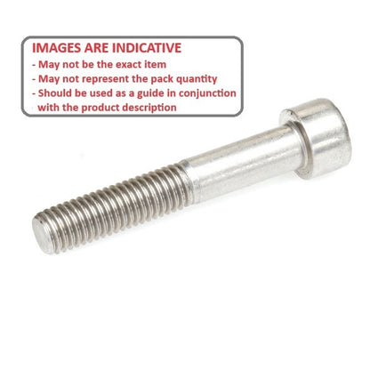 Screw 4-40 UNC x 25.4 mm Aluminium - Cap Socket - MBA  (Pack of 75)