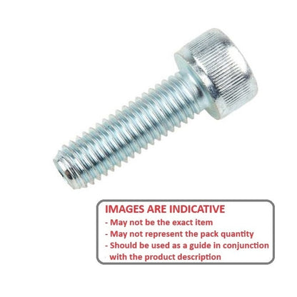 Screw 7/16-20 UNF x 38.1 mm Zinc Plated Steel - Cap Socket - MBA  (Pack of 50)