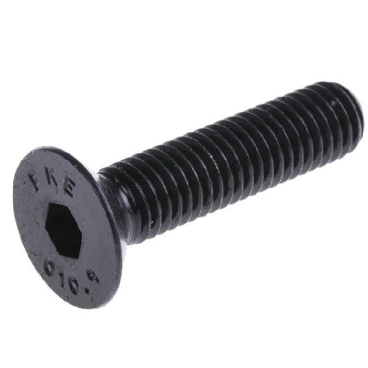 Screw    M12 x 45 mm  -  High Tensile Steel Black Oxide - Countersunk Socket - MBA  (Pack of 50)