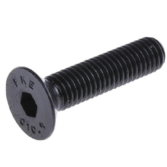 Screw    M6 x 20 mm  -  High Tensile Steel Black Oxide - Countersunk Socket - MBA  (Pack of 10)