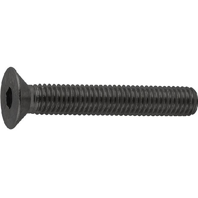 Screw    M8 x 90 mm  -  High Tensile Steel Black Oxide - Countersunk Socket - MBA  (Pack of 50)