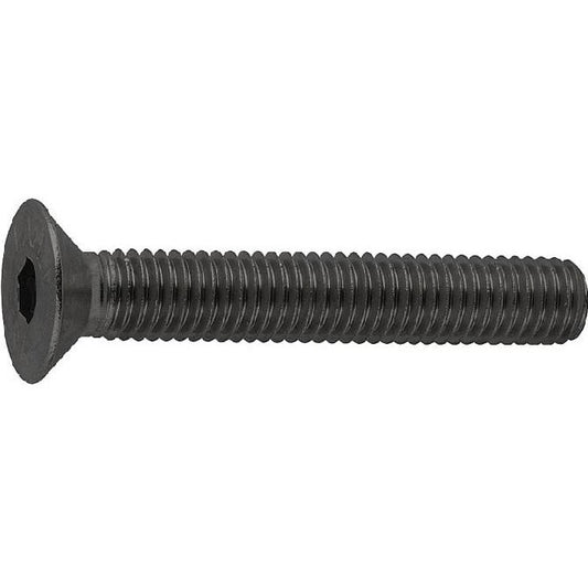 Screw    M4 x 40 mm  -  High Tensile Steel Black Oxide - Countersunk Socket - MBA  (Pack of 10)