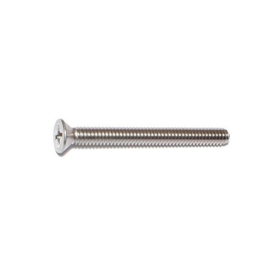 Screw    M5 x 75 mm  -  304 Stainless - Countersunk Philips - MBA  (Pack of 50)