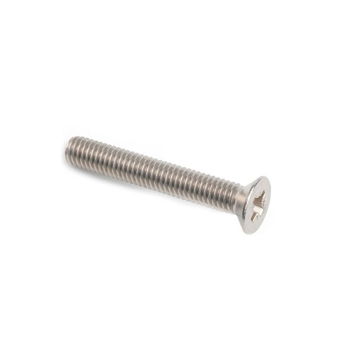 Screw    M1.6 x 12.0 mm  -  304 Stainless - Countersunk Pozidrive - MBA  (Pack of 50)