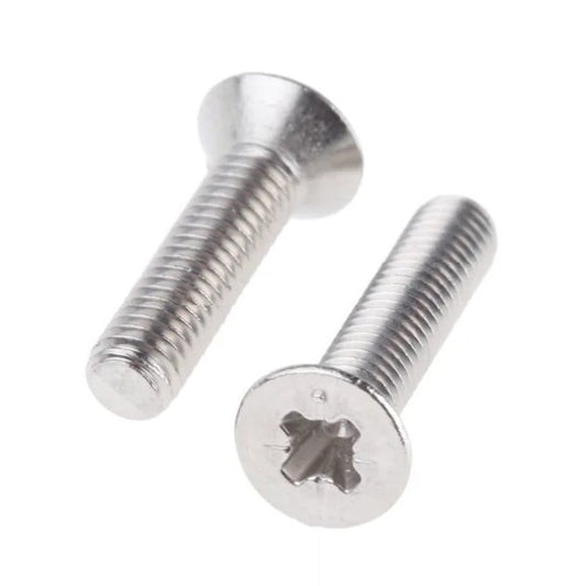 Screw    M3 x 12 mm  -  Titanium CP Grade 2 - Countersunk Philips - MBA  (Pack of 1)