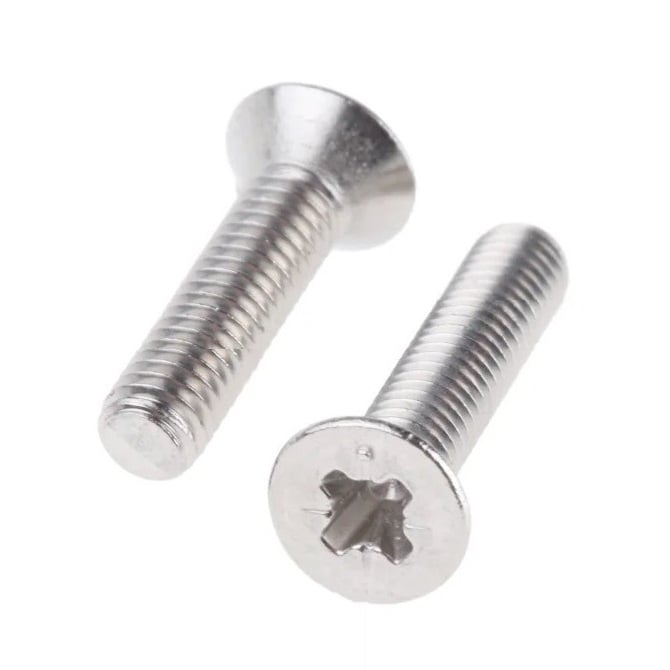 Screw    M3 x 10 mm  -  Titanium CP Grade 2 - Countersunk Philips - MBA  (Pack of 1)