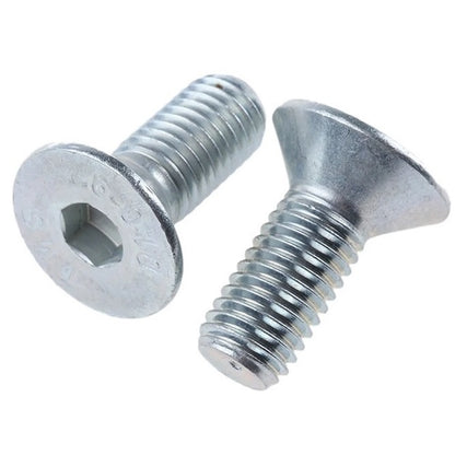 Screw 5/16-24 UNF x 12.7 mm Zinc Plated Steel - Countersunk Socket - MBA  (Pack of 50)
