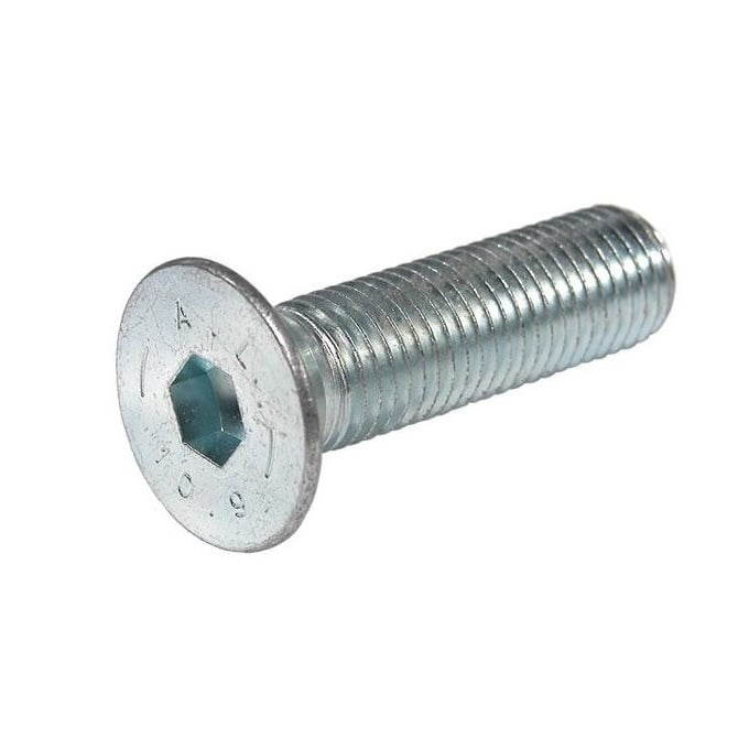 Screw 1/2-20 UNF x 44.5 mm Zinc Plated Steel - Countersunk Socket - MBA  (Pack of 50)