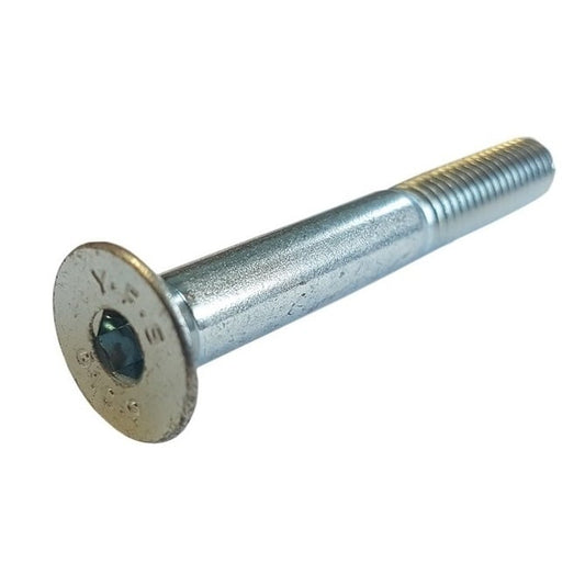 Screw    M20 x 200 mm  -  Zinc Plated Steel - Countersunk Socket - MBA  (Pack of 10)