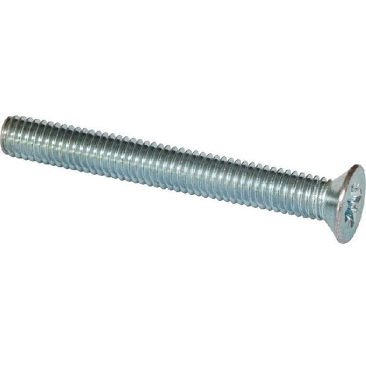 Screw    M2 x 12 mm  -  Zinc Plated Steel - Countersunk Philips - MBA  (Pack of 100)