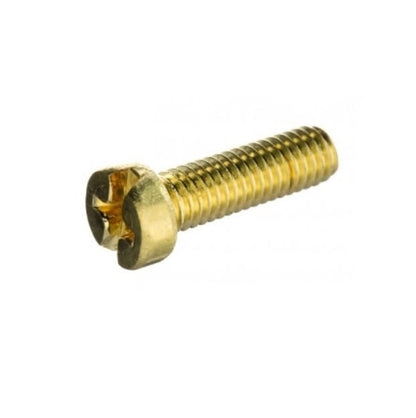 Screw    M3 x 12 mm Brass - Fillister Head Philips - MBA  (Pack of 10)