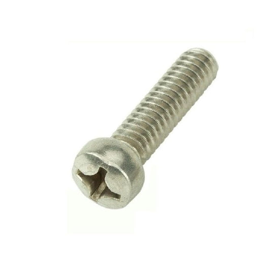 Screw    M2.5 x 6 mm Zinc Plated Steel - Fillister Head Philips - MBA  (Pack of 50)