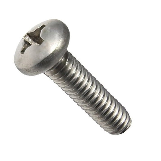 Screw    M2 x 10 mm  -  316 Stainless - Pan Head Philips - MBA  (Pack of 10)