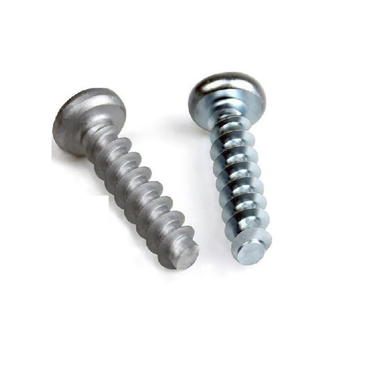 Self Tapping Screw    3 x 20 mm  -  Stainless Steel 304 Grade - Pan Head For Soft Plastics - MBA  (Pack of 2)