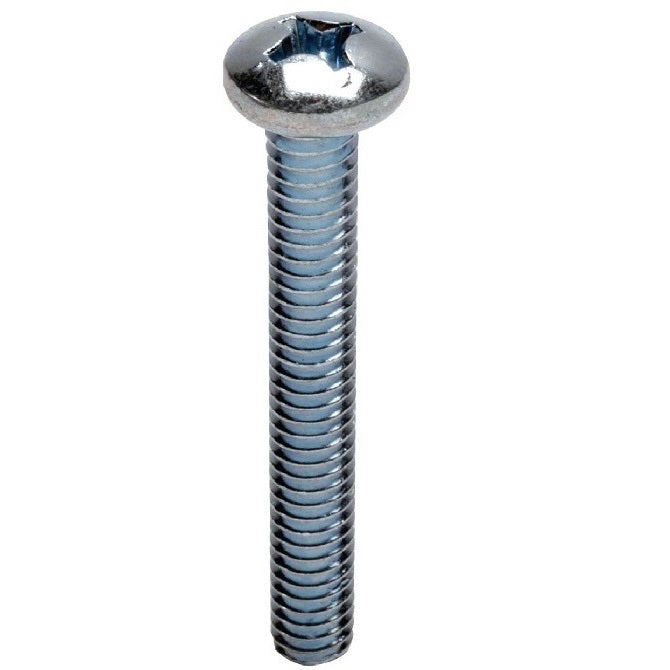 Screw    M3 x 25 mm  -  Zinc Plated Steel - Pan Head Philips - MBA  (Pack of 100)