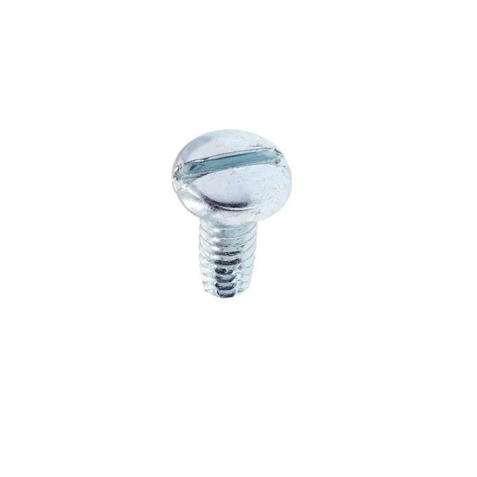 Screw    M3.5 x 10 mm  -  Zinc Plated Steel - Pan Head Slotted - MBA  (Pack of 10)