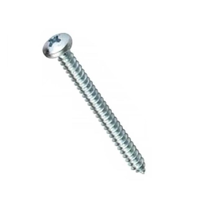 Self Tapping Screw    4.17 x 31.8 mm Zinc Plated Steel - Pan Head Philips - MBA  (Pack of 100)