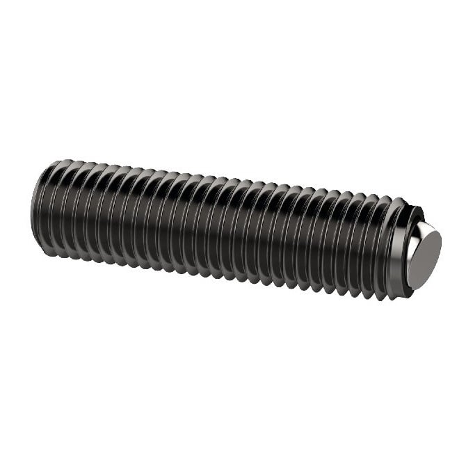 Socket Set Grub Screw M8 x 11.2 mm 440C Stainless - Aligning Flat Tip - MBA  (Pack of 5)