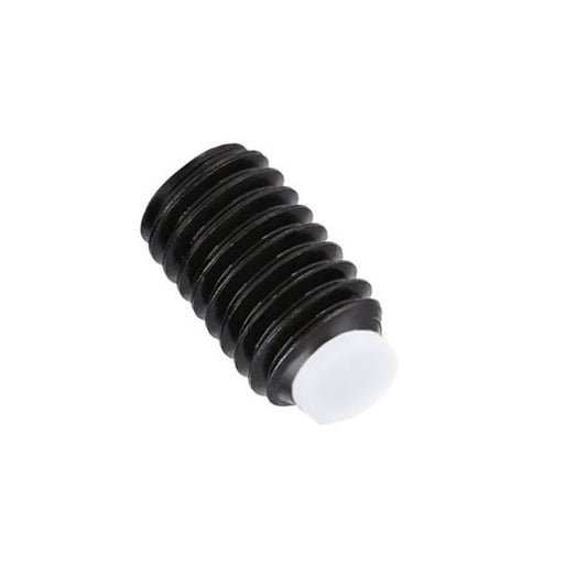 Socket Set Grub Screw M3 x 20 mm Soft Tip Black Oxide Steel - Acetal Tip - MBA  (Pack of 1)