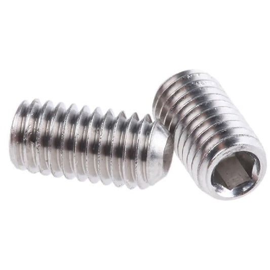 Socket Set Grub Screw    M5 x 40 mm 316 Stainless Steel (A4) - Cup Point DIN916 - MBA  (Pack of 5)